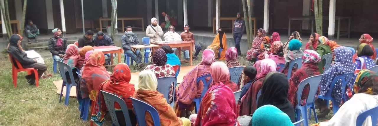 A group meeting in Bangladesh